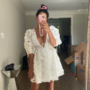 For love and lemons white lace dress